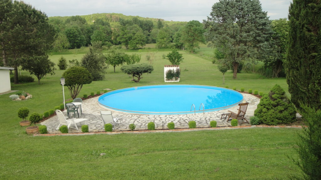 La piscine du domaine